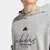 Adidas Muški duks sa kapuljačom bl ft hd, Svetlosivi