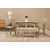 Hanah Home Trpezarijski set Vina Bench 04 1053, 6 delova, Antracit