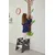 Step stool - antracit, bela