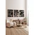 Wallity slika 3Dartsoho38, 3 dijela, 33 x 48 cm