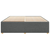 vidaXL Posteljni okvir brez vzmetnice temno siv 200x200 cm blago