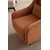 Atelier del Sofa Viličasta stolica Hera, 70x75x85 cm, Narandžasto-crna