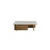 Hanah Home Klub sto Flavio, 105x30x65cm, Braon