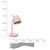 Atmosphera - Dečja stona lampa OREILLES 1xE14/40W/230V ružičasta