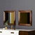 Hanah Home Set od 2 ogledala, bronza
