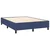 vidaXL vidaXL Box spring postelja z vzmetnico modra 140x200 cm blago, (20896609)