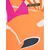 Maaji Spodnji del bikini Jungle Reef PT5005SCC006 Roza