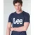 Lee  Majice s kratkimi rokavi LOGO TEE SHIRT  Modra
