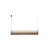 Opviq luster Marmara 2316-1-04, LED 22 W, braon