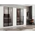 Hanah Home ormar sa reflektujućim staklom Nisa 20607, 315 cm, beli