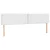 Vidaxl Box spring postelja z vzmetnico bela 200x200 cm umetno usnje