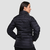 GymBeam Women‘s Puffer Jacket Black/Orange