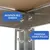 SuperHome 180x120x45cm 5x225kg Metalna Montažna Polica