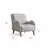 ATELIER DEL SOFA Ving Chair fotelja Nice Bergere Cream Blue