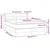 Vidaxl Box spring postelja z vzmetnico temno modra 140x200 cm žamet