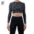 CROP TOP BLACK SPLASHES