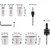 Bosch Set kruna sa navojem 2608594613, 6 delova