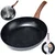 Northix Granitna ponev BLACK&WOOD 28 cm