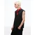 Bershka Majica  črna / off-bela