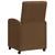 vidaXL Jedilni stoli 2 pcs Rjava 57 x 67 x 98 cm Umetno semiš usnje