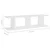 Zidne police 2 kom bijele 75 x 18 x 20 cm konstruirano drvo