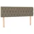 Vidaxl Box spring postelja z vzmetnico taupe 160x200 cm blago