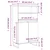 Visoka komoda siva sonome 60x36x110 cm od konstruiranog drva