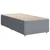 Vidaxl Box spring postelja z vzmetnico svetlo siva 80x200 cm blago
