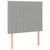 Box spring krevet s madracem svjetlosivi 90x190 cm od tkanine