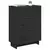 Ormar s ladicama Crna 66 x 34,5 x 90 cm Konstruirano drvo