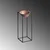 Aberto Design Dekorativna saksija GED-021-B, 60 cm, O 20 cm ,, Crna