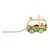 Drevený labyrint na ťahanie Pull-along Wagon Eichhorn s korálikmi od 12 mes EH6811