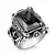 Prstan Viking Jewellery - SS8-058R black