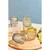 Kozarci v kompletu 4 ks 300 ml Flora – Salt&Pepper