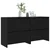 Komode 2 pcs Crni hrast 70 x 41 x 75 cm Konstruirano drvo
