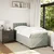 Box spring postelja z vzmetnico svetlo siv 90x190 cm žamet