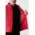 TOMMY HILFIGER Prehodna jakna Packable Flag Embroidery Padded rdeča