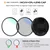 K&F 72MM Filter Kit UV+CPL+Lens Cap+ 3 Cleaning Cloths