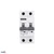Dvojpolni modularni odklopnik 63A B 10 kA Schelinger BM-A02-G9-2P-B63