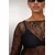 Trendyol Curve Ženska bluza Tbbaw26Af00031, Crna
