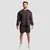 GymBeam Aura Shorts Tee Brown
