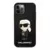 Maska Karl Lagerfeld Liquid Silicone Ikonik NFT za iPhone 12/ 12 Pro Black