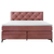Premium Living Postelja Boxspring Molde, Roza, 180x200