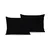 De Black Black Satin Jastučići (Set od 2 komada)