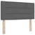 Postelja boxspring z vzmetnico Temno siva 120 x 190 cm Blago