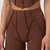 GymBeam Women‘s Cosmo Leggings Brown XS