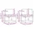 Set vanjskih sofa s jastukom 7 pcs Bijela i bež