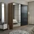 Hanah Home Garderober Kale-3980, 180x210x52 cm, Crni