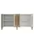 HANAH HOME Komoda Rany 150 White Travertine Gold