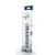 Gembird SPG6-B-6C Surge Protection Power strip, 6 sockets, 1.8m, 16A Automatic Circuit Breaker, Power Switch, Grey